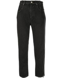 3.1 Phillip Lim - Zip-Detail Cropped Jeans - Lyst