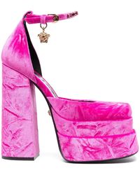 Versace - Medusa Aevitas Pumps Met Plateauzool - Lyst