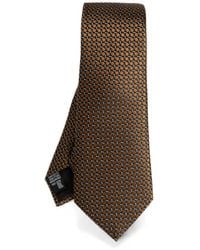 Giorgio Armani - Geometric-Pattern Silk Tie - Lyst