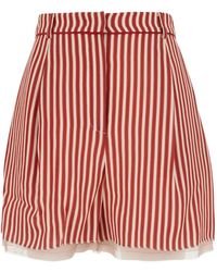 Hui Milano - Zeno Striped Shorts - Lyst