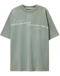 Alexander Wang - Logo-Print T-Shirt - Lyst