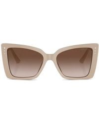 Jimmy Choo - Rectangle-Frame Sunglasses - Lyst