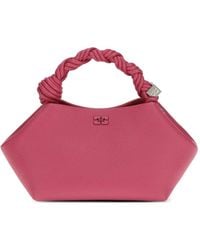 Ganni - Small Bou Grained Shoulder Bag - Lyst