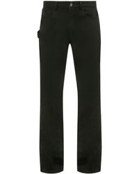 JW Anderson - Logo-patch Five-pocket Chino Trousers - Lyst