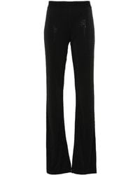 Versace - Tape Crystal All Over Trousers - Lyst