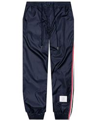 Thom Browne - Rwb Stripe Ripstop Track Pants - Lyst