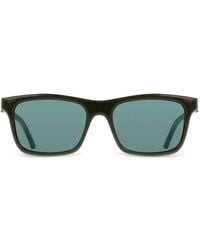 Ferragamo Eyewear - Gancini Rectangle-Frame Sunglasses - Lyst