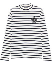 Balmain - Striped Long-Sleeve T-Shirt - Lyst