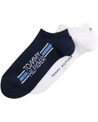 Tommy Hilfiger - Logo-Stripe Sneakers Socks (Set Of Two) - Lyst