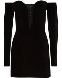 Nina Ricci - Off-Shoulder Mini Dress - Lyst