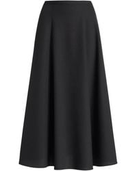 Alberta Ferretti - Flared Midi Skirt - Lyst