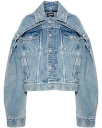Jean Paul Gaultier - Detachable-Panels Denim Jacket - Lyst