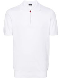 Kiton - Fine-ribbed Polo Shirt - Lyst