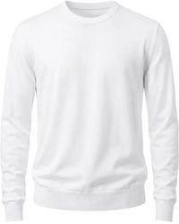 Gran Sasso - Ribbed-Trim Crew-Neck Sweater - Lyst