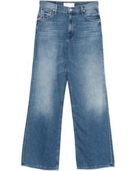 Mother - Straight-Leg Denim Jeans - Lyst
