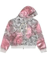 Aape By A Bathing Ape - Camouflage-Print Zip-Up Hoodie - Lyst