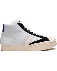 adidas - Y-3 Yohji Pro "white/blue" Sneakers - Lyst