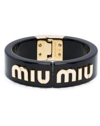 Miu Miu - Armband Met Logo - Lyst