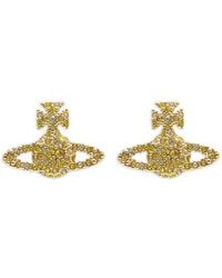Vivienne Westwood - Puces D'Oreilles Grace Orb - Lyst