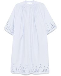 Yves Salomon - Poplin Midi Dress - Lyst