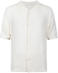 Amaranto - Buttoned shirt - Lyst