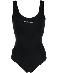 Jil Sander - Logo Swimsuit - Lyst