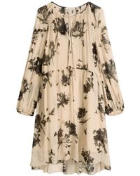 Marc O' Polo - Floral-Print Tiered Dress - Lyst