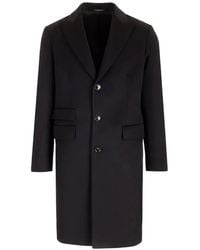 Al Duca d'Aosta - Peak-Lapels Single-Breasted Coat - Lyst