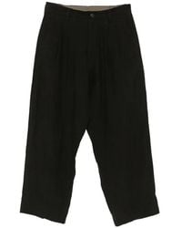 Ziggy Chen - Pleated Buttoned Trousers - Lyst