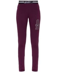 Off-White c/o Virgil Abloh - Logo-Print Leggings - Lyst