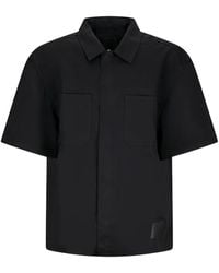 Givenchy - Overhemd Met Opgestikte Zak En Korte Mouwen - Lyst