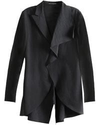 Yohji Yamamoto - Ruffled-Detail Jacket - Lyst