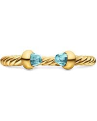 David Yurman - Micro Cablespira Flex Open Ring - Lyst