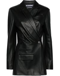 Jacquemus - Die Tibau Lederjacke - Lyst
