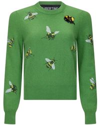 Libertine - Buzz Off Bee-Embellished Sweater - Lyst