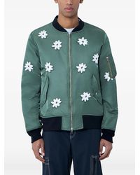 Nomarythm Textile - Floral Embroidered Bomber Jacket - Lyst