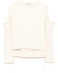 Midorikawa - Raw Edge Sweatshirt - Lyst