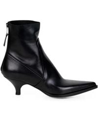 Elena Iachi - Thais Pointed-Toe Zip-Fastening Ankle Boots - Lyst