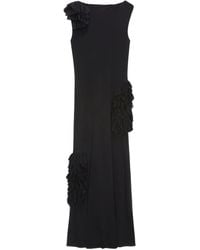 MSGM - Ruffle-Detail Gown - Lyst
