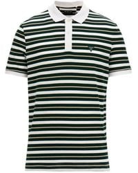 Guess - Striped Polo Shirt - Lyst