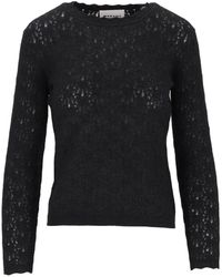 Isabel Marant - Pointelle Scalloped-Edge Sweater - Lyst