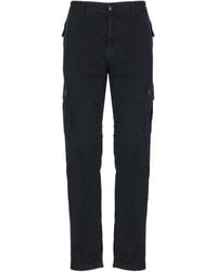 Stone Island - 'Stretch Broken Twill Cotton' Pants - Lyst