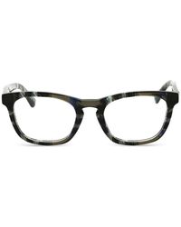 Burberry - Brille Mit Eckigem Gestell - Lyst