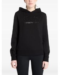 EA7 - Sudadera Con Capucha Y Logo De Strass - Lyst