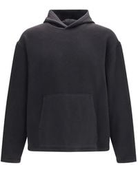 Rier - Fleece-Texture Pouch-Pocket Hoodie - Lyst