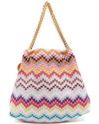 Missoni - Raschel Lurex Tote Bag - Lyst
