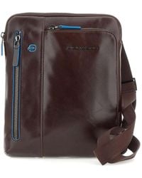 Piquadro - Schultertasche mit Reißverschluss - Lyst