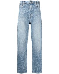 DOMREBEL - Straight-leg Graphic-pint Jeans - Lyst