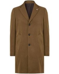 Luigi Bianchi - Single-Breasted Coat - Lyst