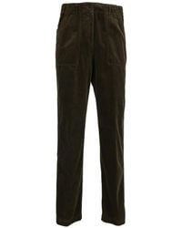 Aspesi - Pantalones De Pana Con Cierre De Botón - Lyst